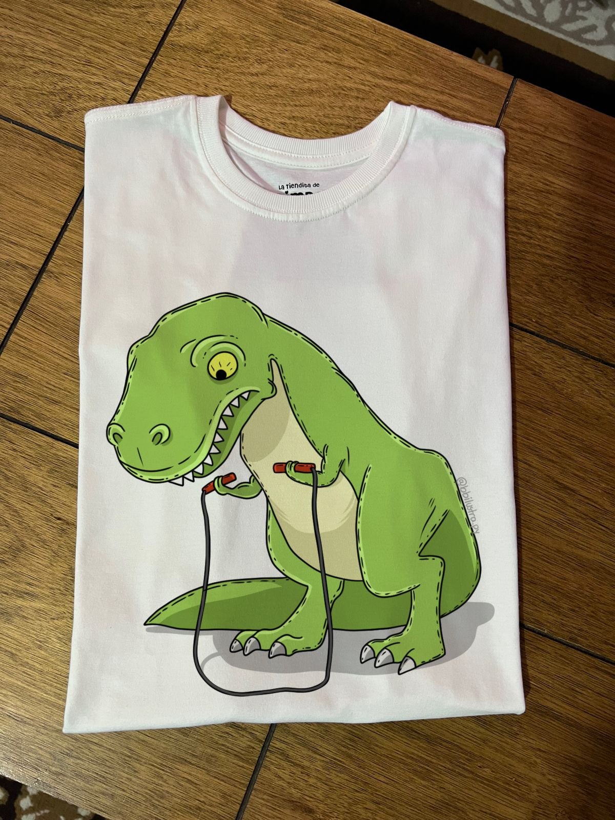 Dino cuerda By: @bbilustra.py