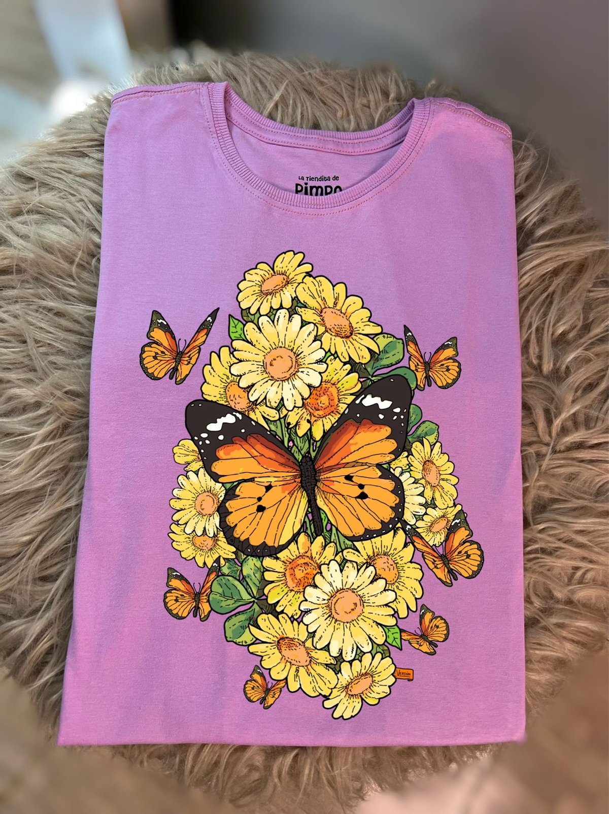 Mariposa flores By: @guilleinsta