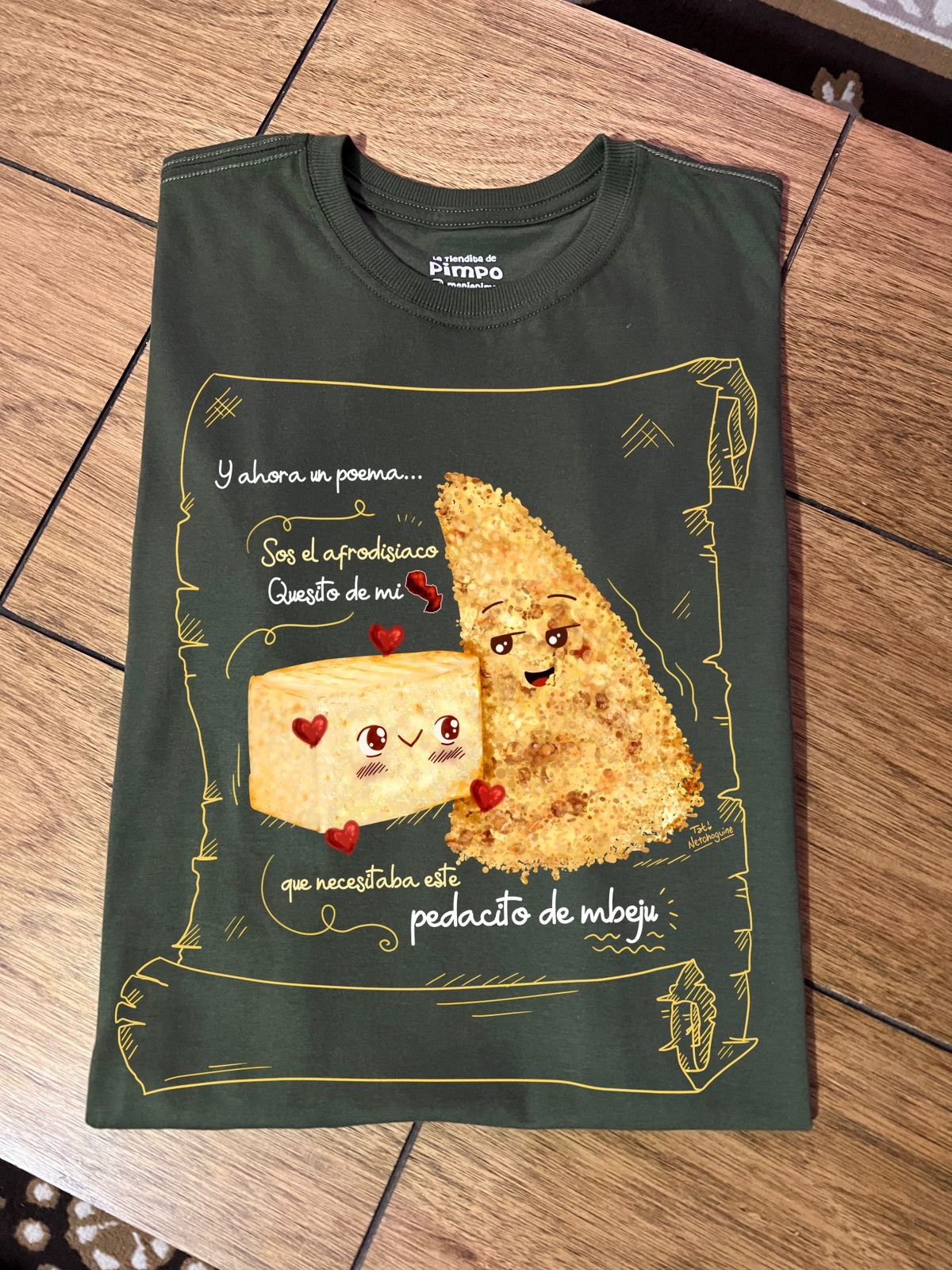 Mbeju con quesito By: @tatinetchoguine