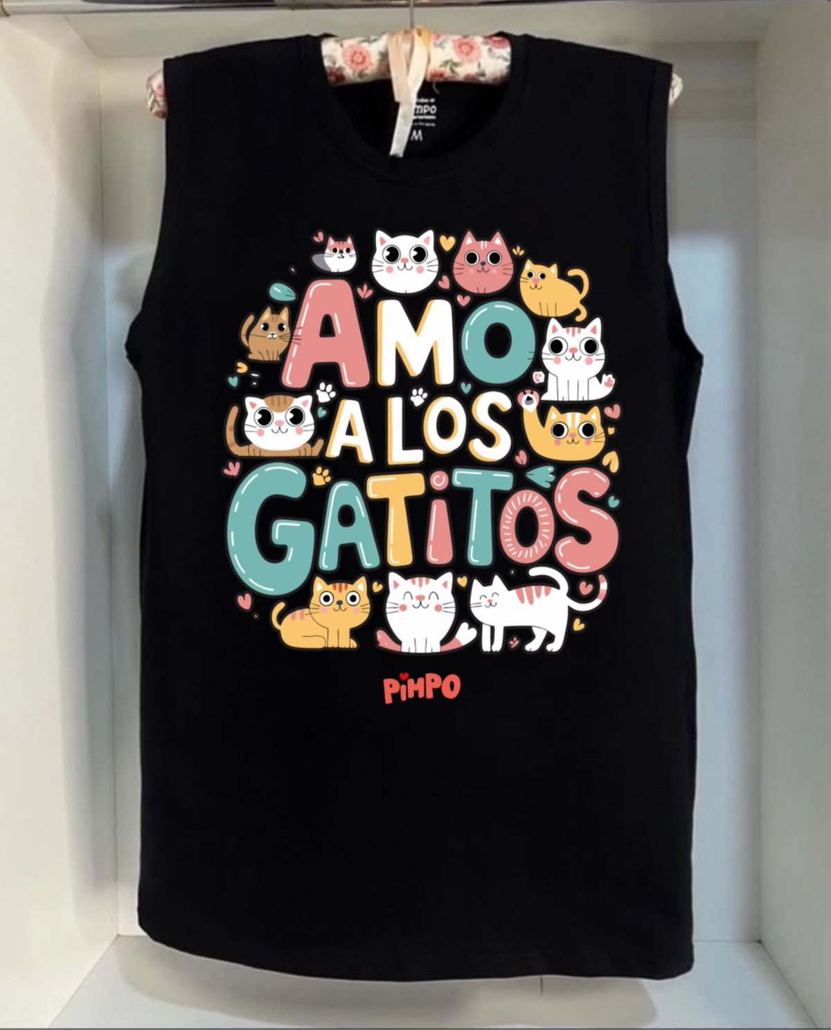 Amo a los gatitos Camisilla By: @mariepimpo 