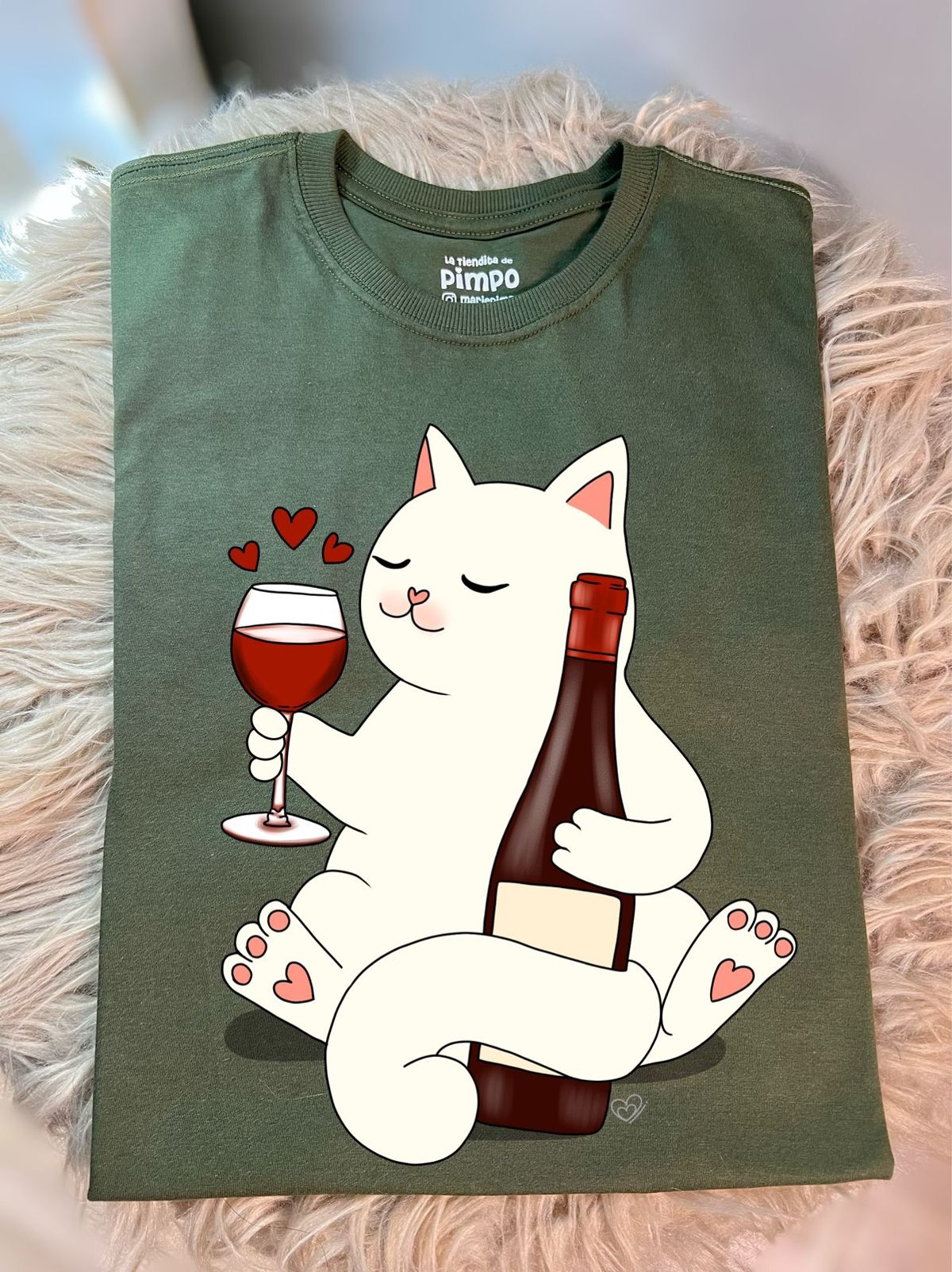 Michi vino By: @bbilustra.py