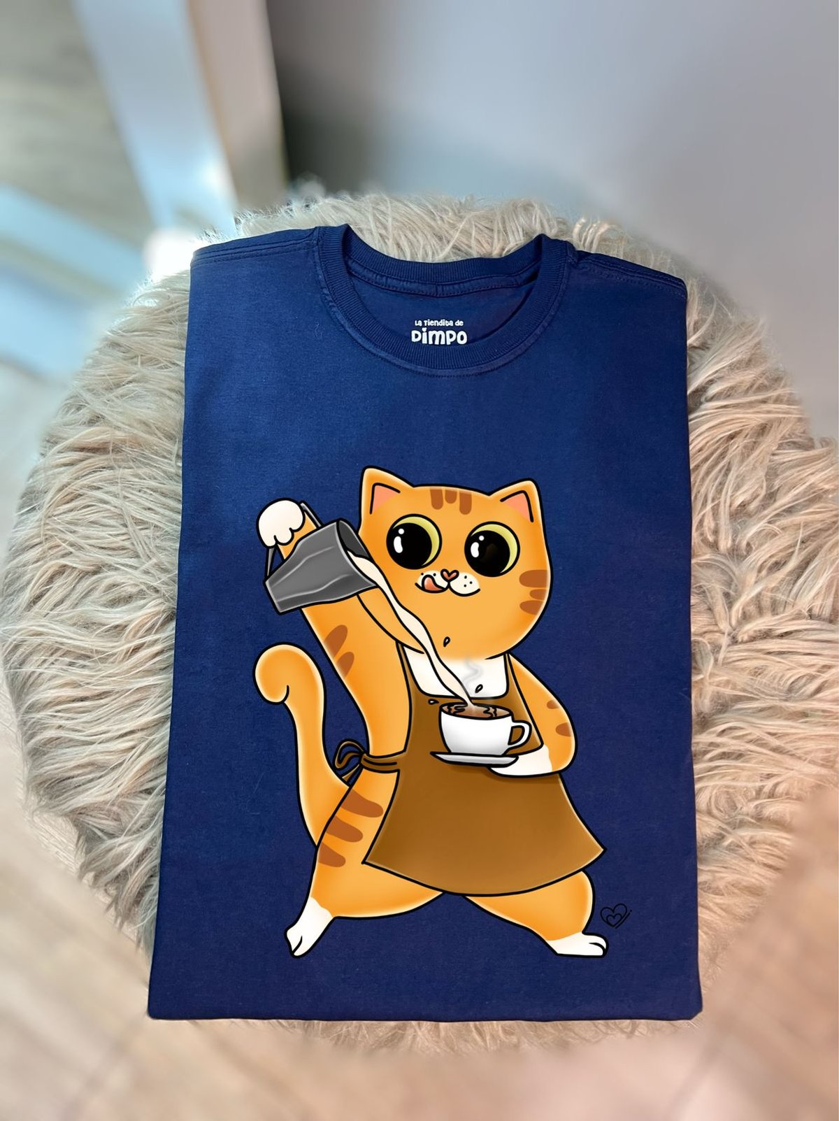 Gato Barista By: @bbilustra.py