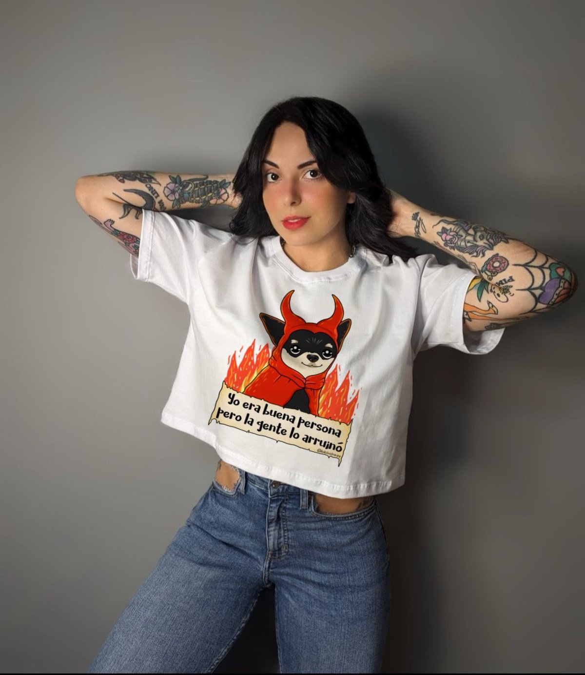 Yo era buena persona, pero la gente lo arruino By: @bbilustra.py 