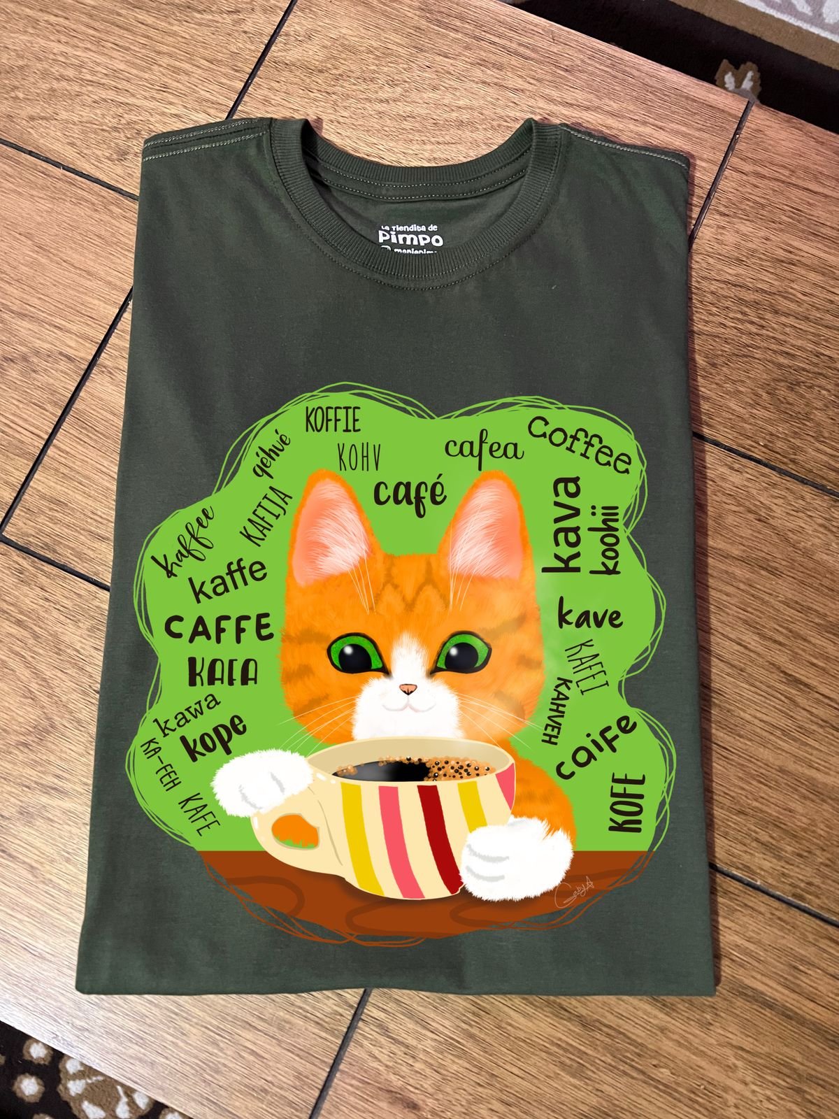 Gato Cafe By: @gabyart_b - 3