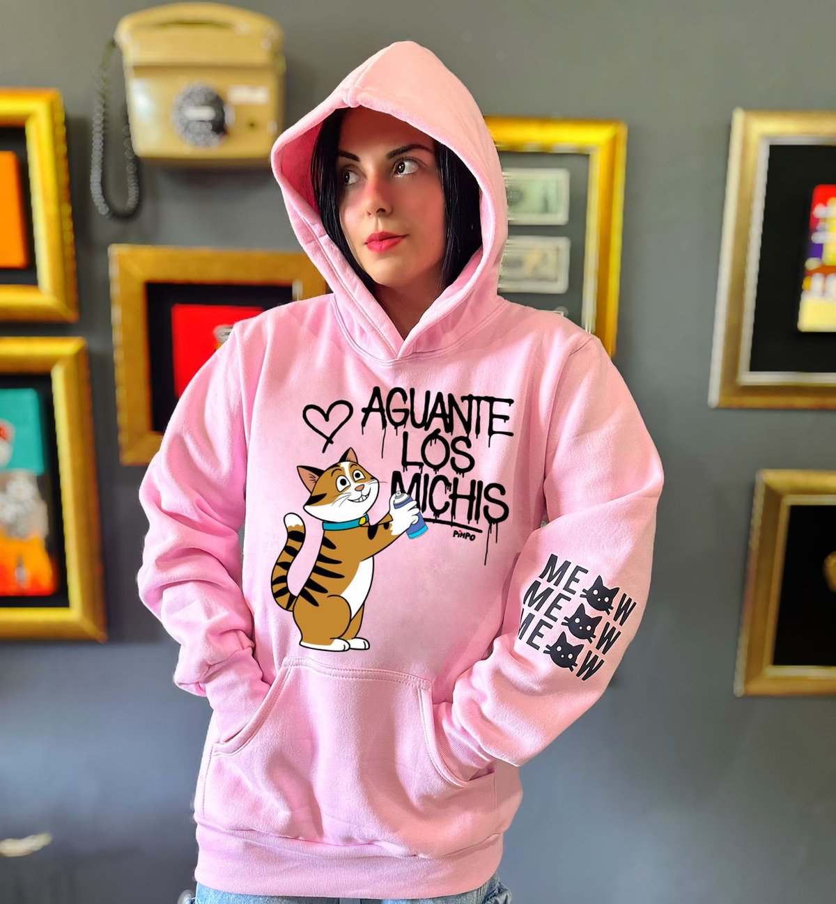 Aguante los Michis grafiti By: @mariepimpo 