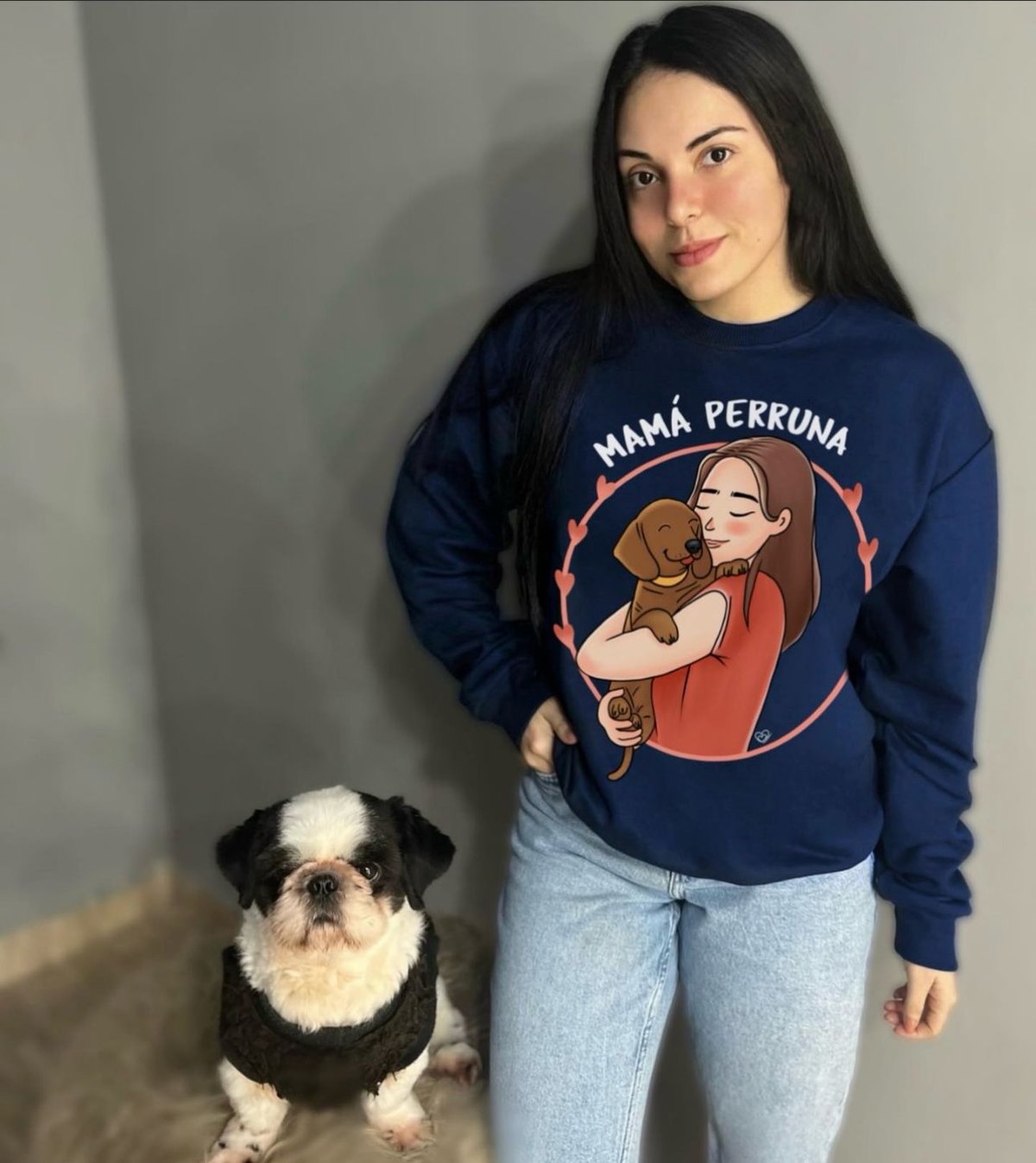 Mama perruna By: @bbilustra.py