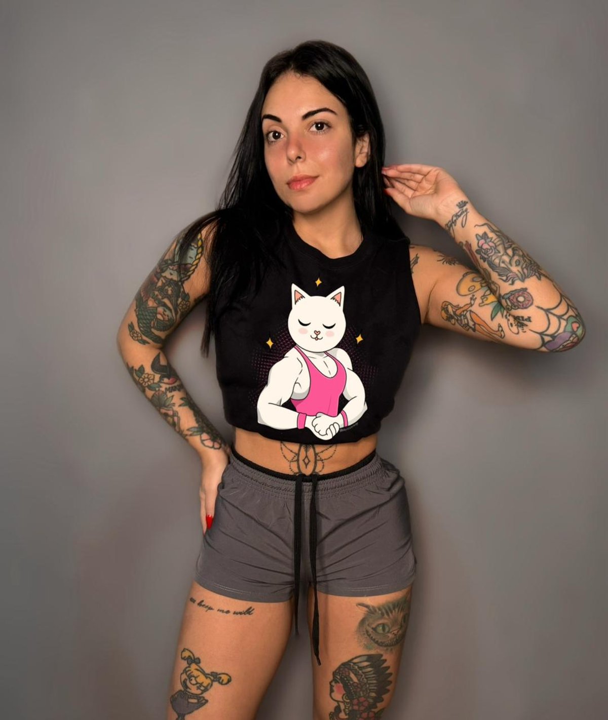 Michi musculosa By: @bbilustra.py 