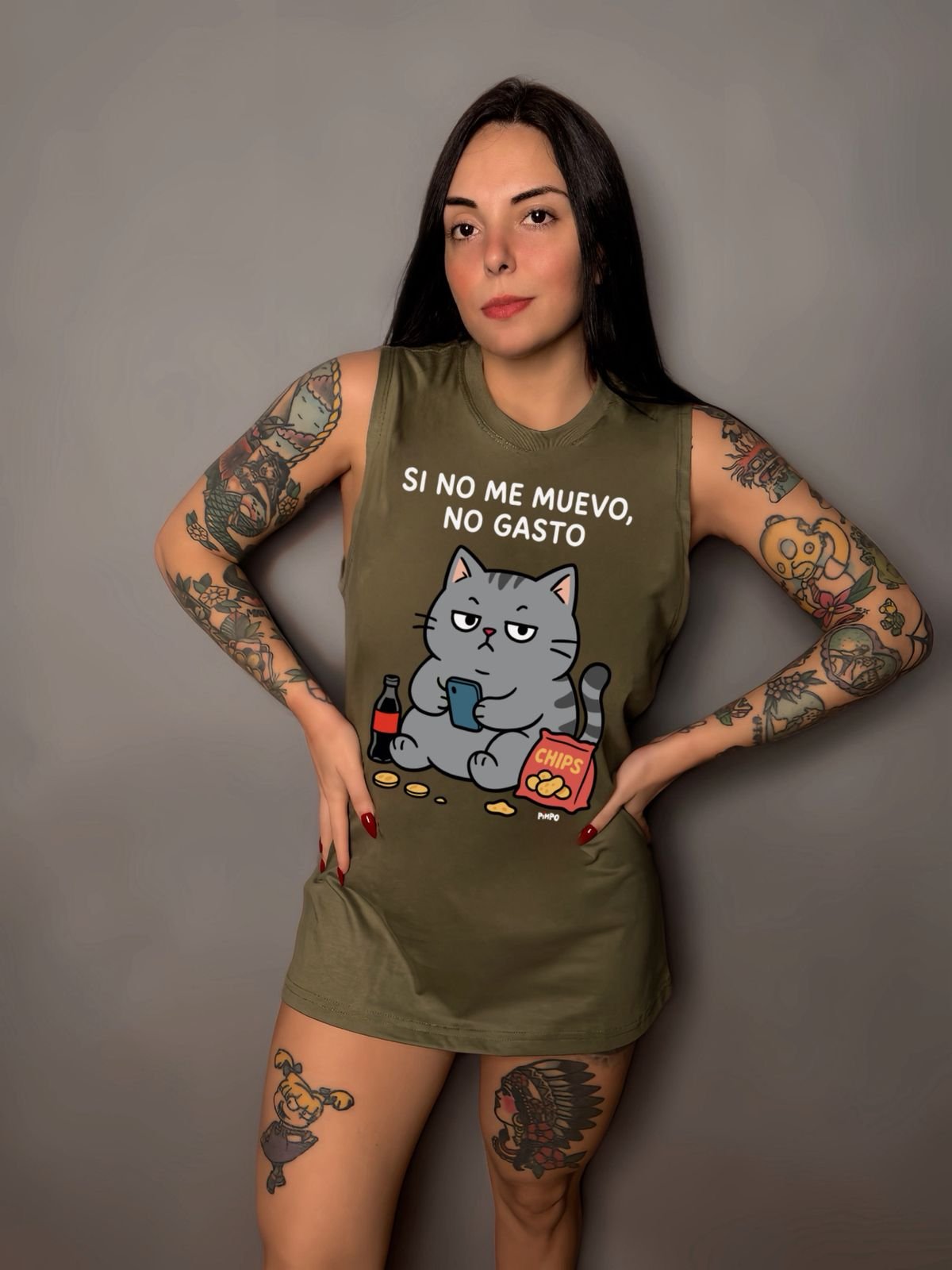 Si no me muevo, no gasto By: @mariepimpo 