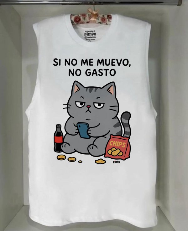 Si no me muevo, no gasto By: @mariepimpo 