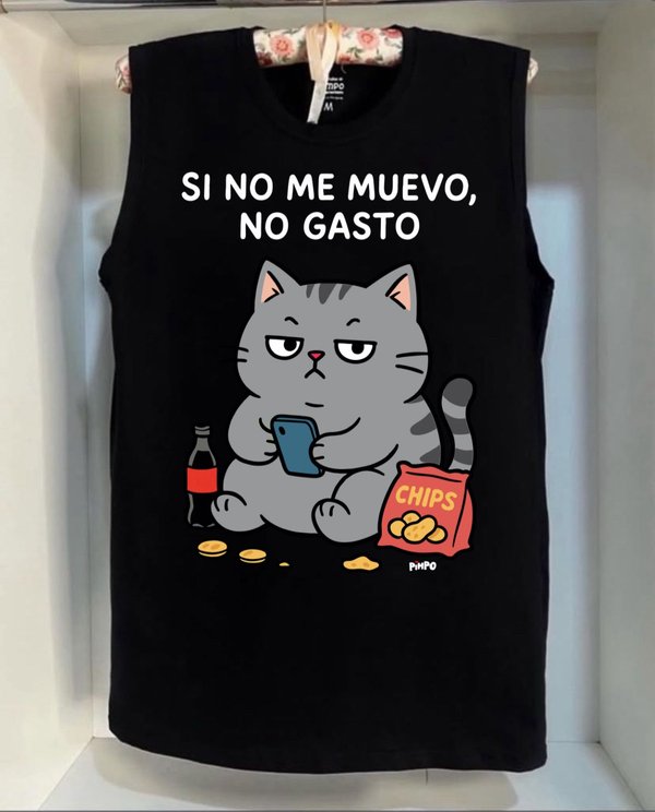 Si no me muevo, no gasto By: @mariepimpo 