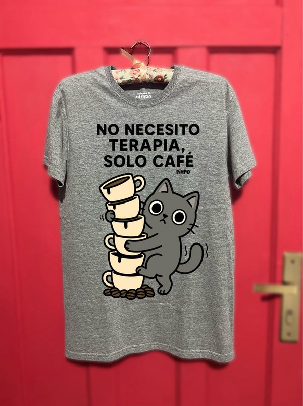 No necesito terapia, solo cafe By: @mariepimpo