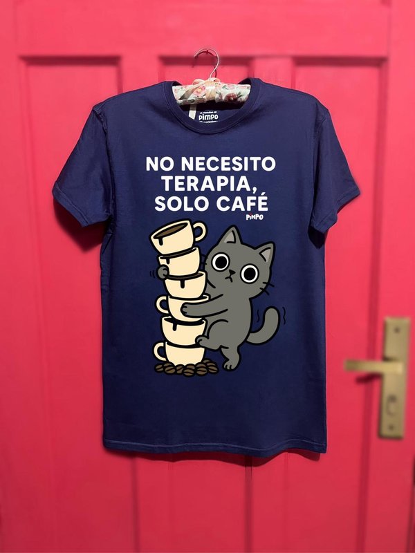 No necesito terapia, solo cafe By: @mariepimpo