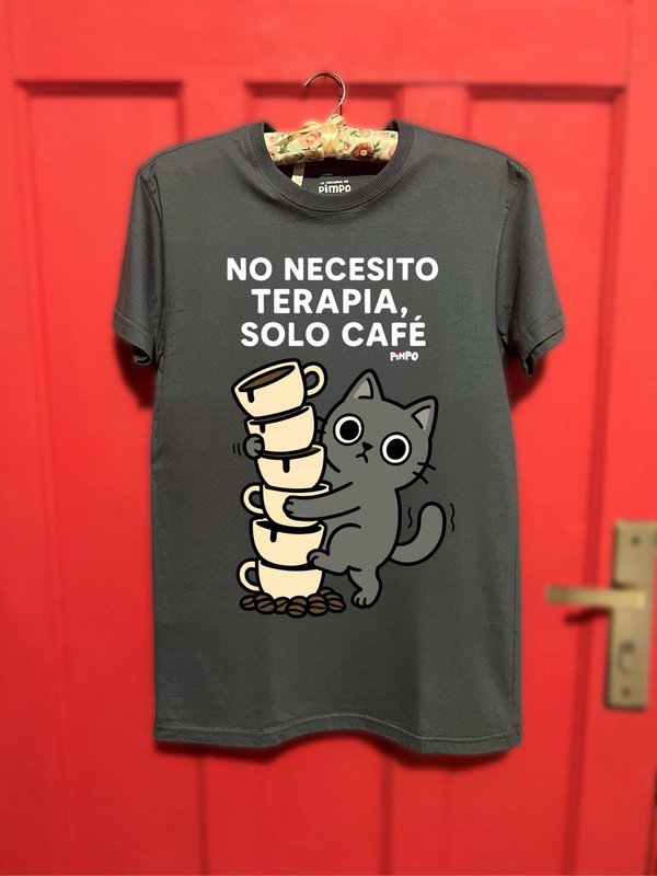 No necesito terapia, solo cafe By: @mariepimpo