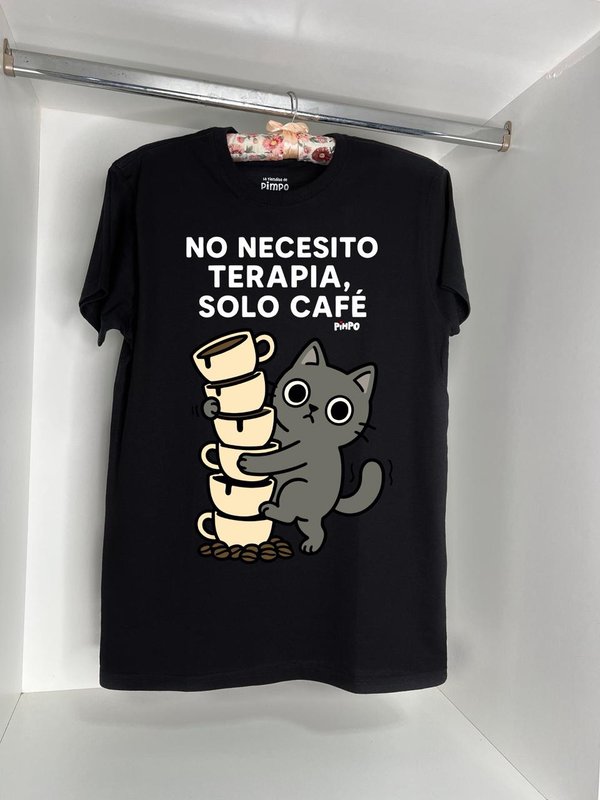 No necesito terapia, solo cafe By: @mariepimpo
