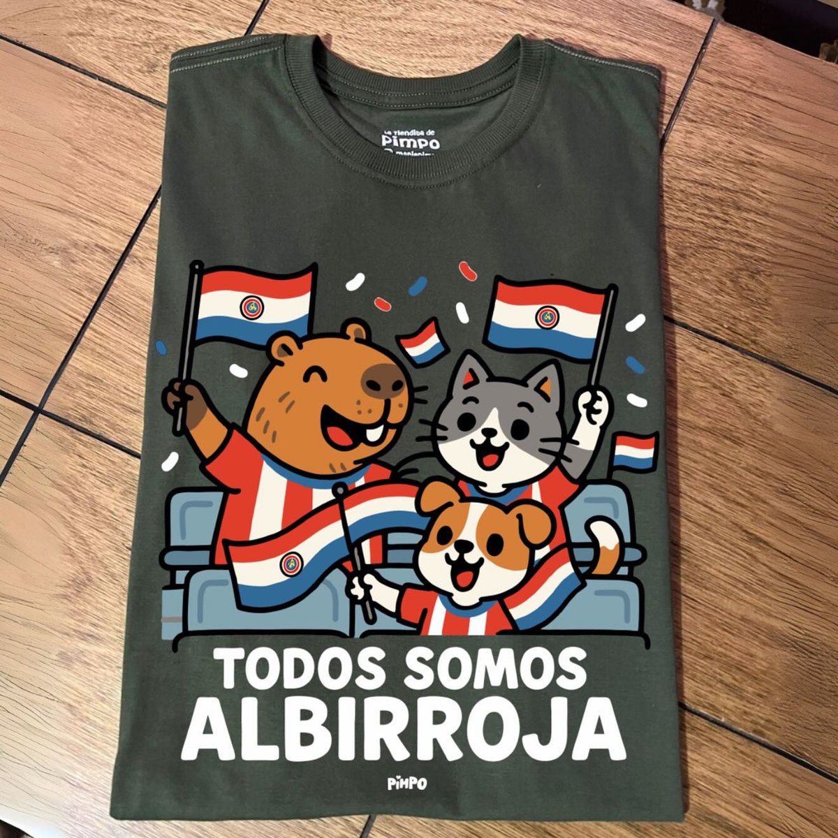 Todos somos albirroja By: @mariepimpo 