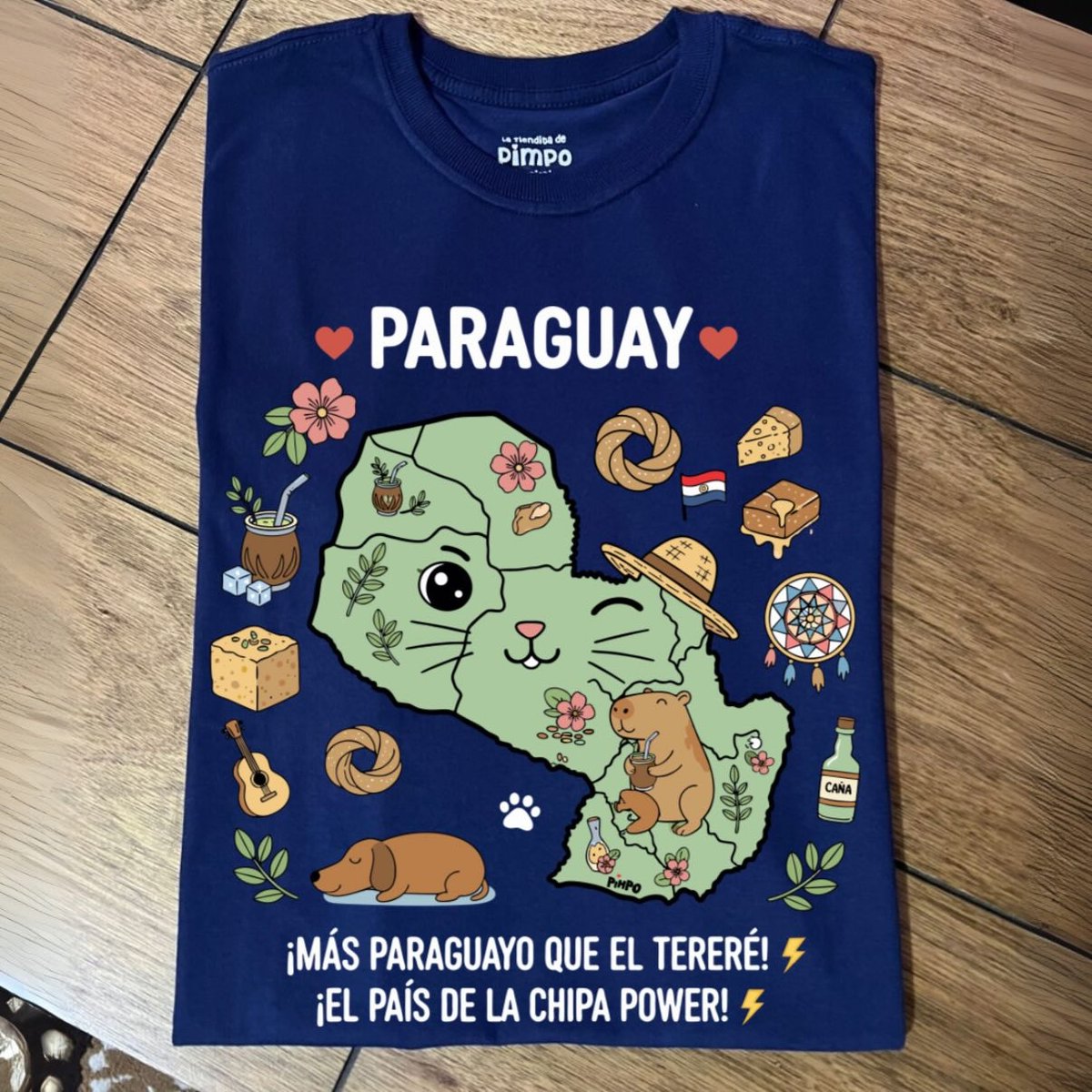 Mapa Paraguay Cute By: @mariepimpo 