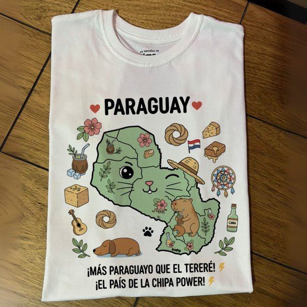 Mapa Paraguay Cute By: @mariepimpo 