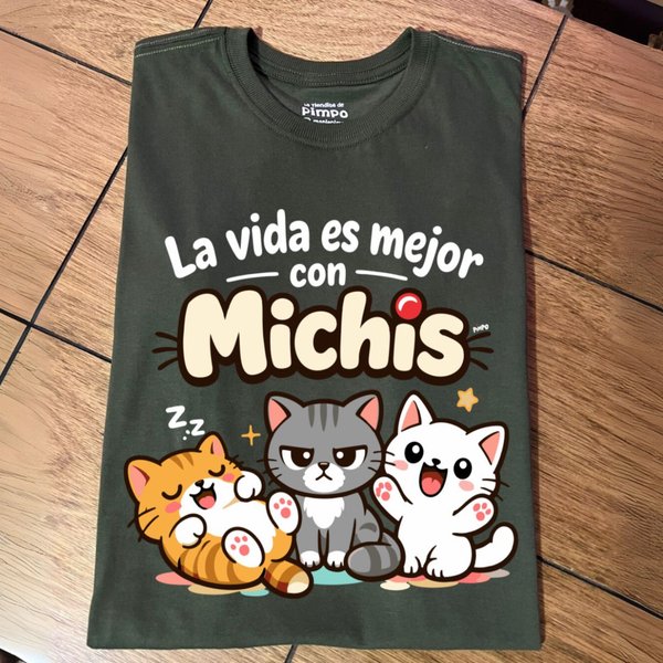 La vida es mejor con Michis By: @mariepimpo