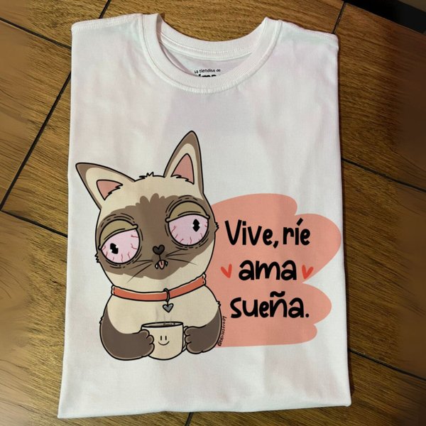 Vive rie ama sueña By: @bbilustra.py