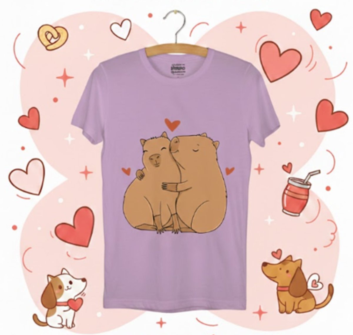 Carpis enamorados By: @bbilustra.py