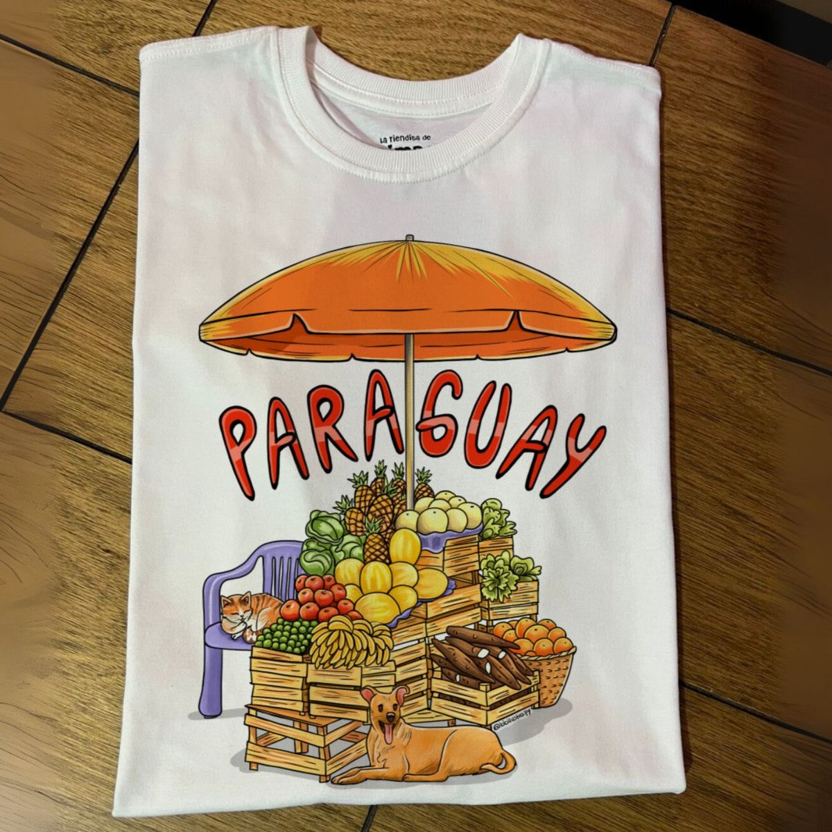 Fruteria Paraguay By: @bbilustra.py - 2