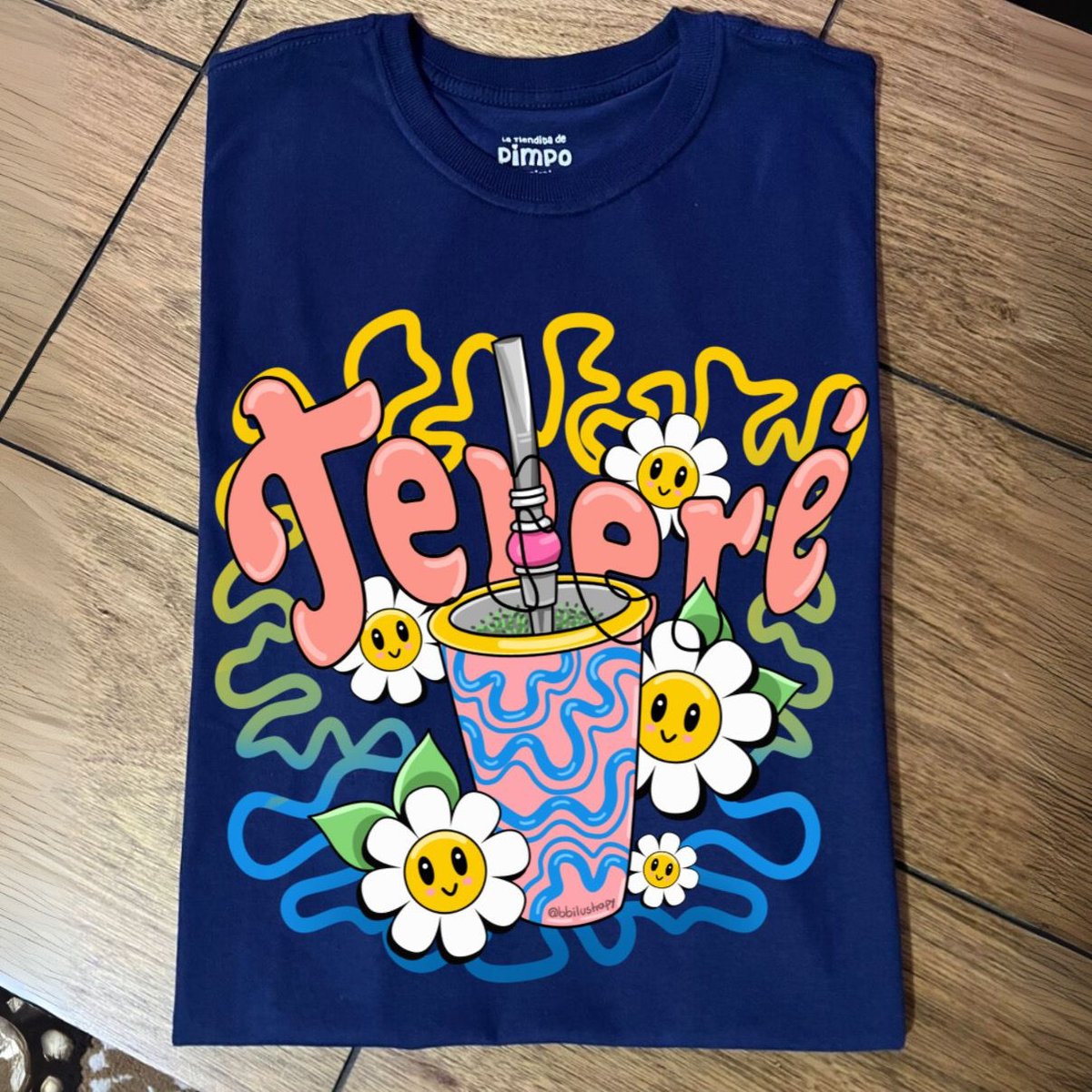 Terere Paz y amor By: @bbilustra.py - 2