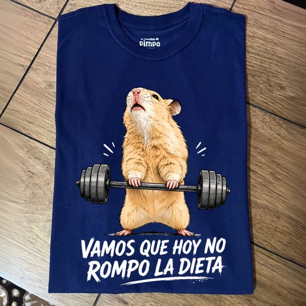 Hamster Vamos que hoy no rompo la dieta By: @mariepimpo