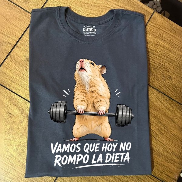 Hamster Vamos que hoy no rompo la dieta By: @mariepimpo