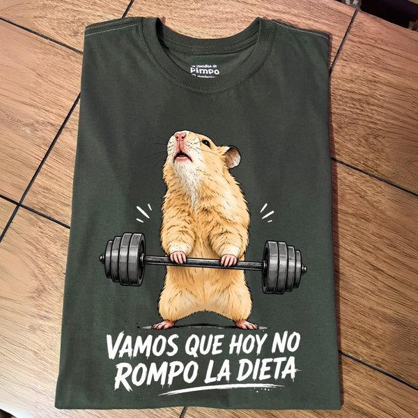 Hamster Vamos que hoy no rompo la dieta By: @mariepimpo