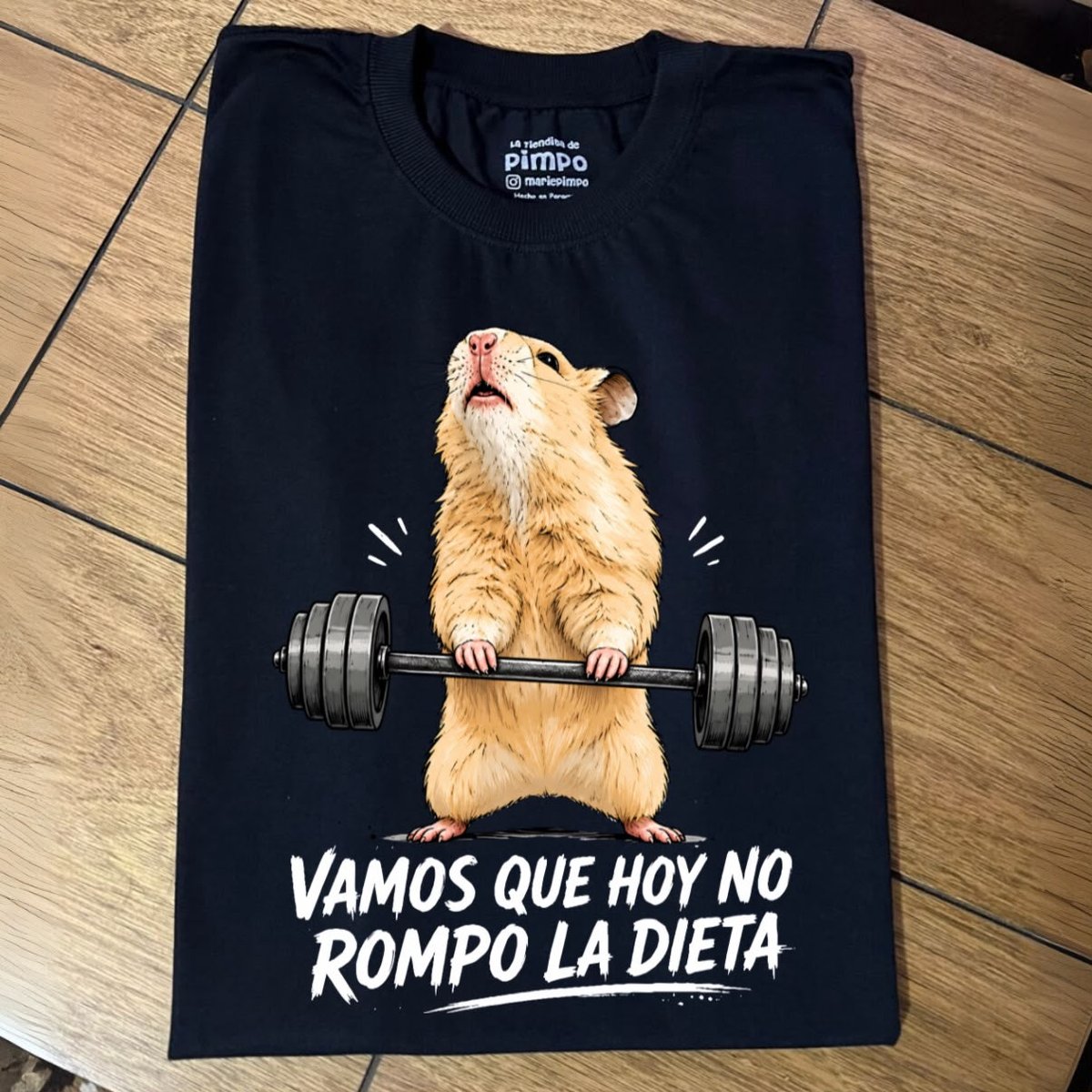 Hamster Vamos que hoy no rompo la dieta By: @mariepimpo - 6