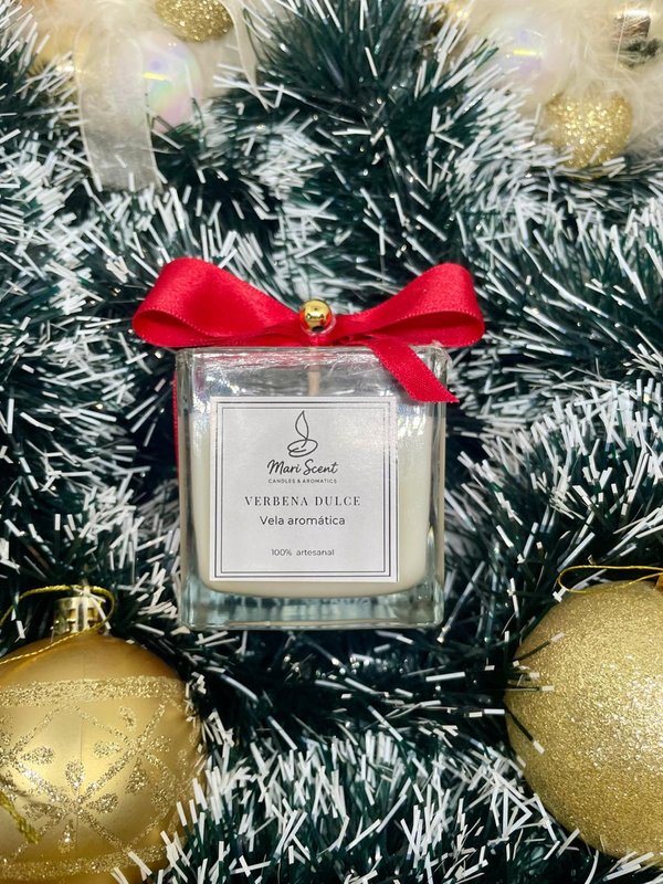 VELA AROMATICA EN FRASCO TRANSPARENTE