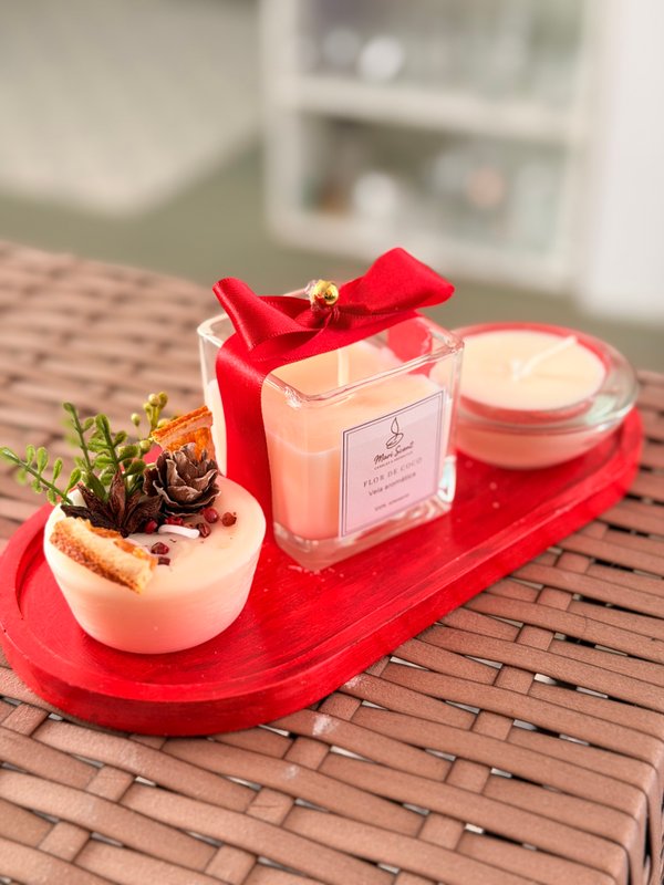 VELA AROMATICA EN FRASCO TRANSPARENTE