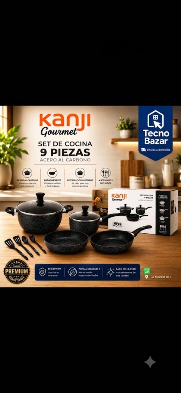 Set de ollas + Utensillos