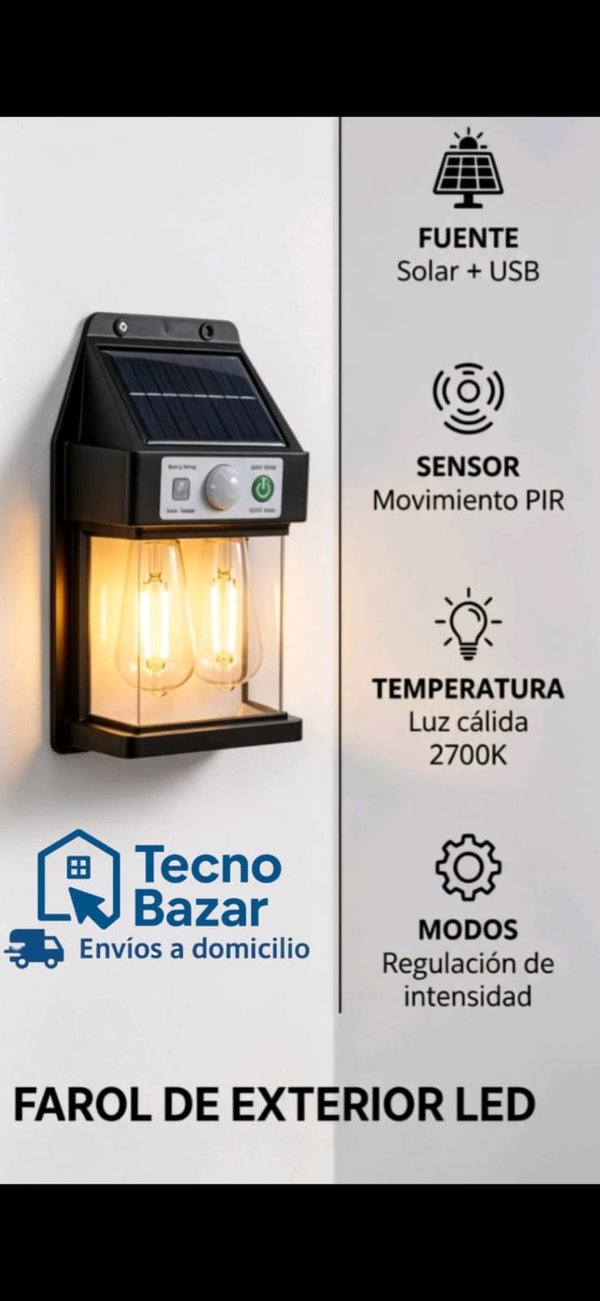 Farol exterior Led