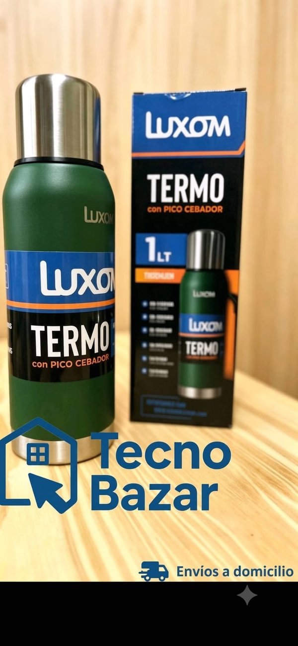 Termo Luxom 1 Litro con Pico Cebador