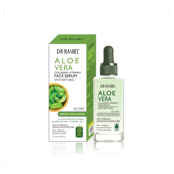SERUM FACIAL DR RASHEL ALOE VERA CON COLÁGENO Y VITAMINA E - 50ML