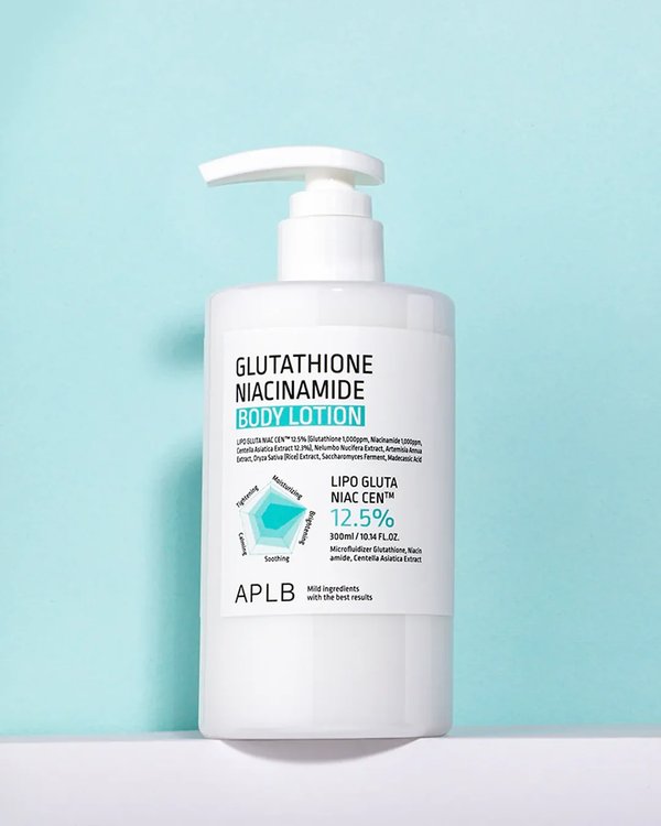LOCION CORPORAL APLB GLUTATHIONE NIACINAMIDE BODY LOTION 300ML