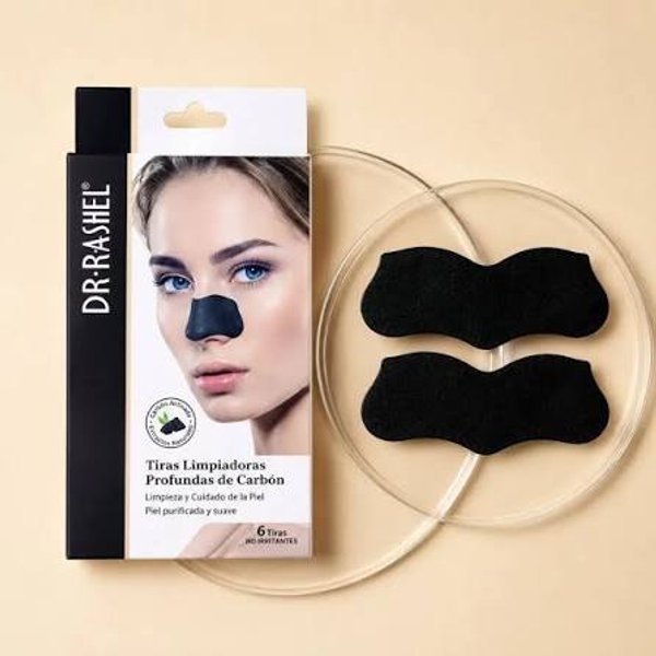 Mascarilla Para Nariz Dr Rashel Carbon Negro - 6Pcs 