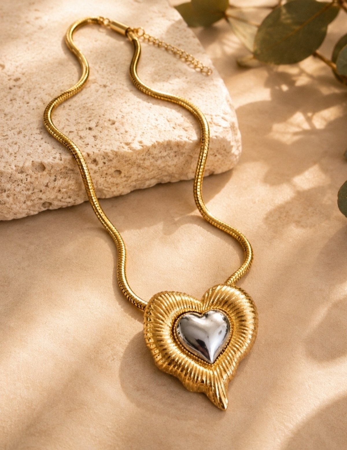 Cadena corazón bijou - 2