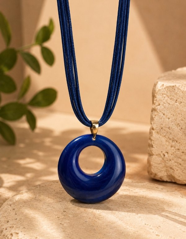 Collar azul