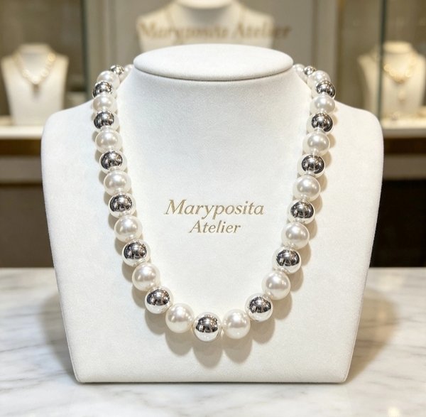 Collar perlas bijou