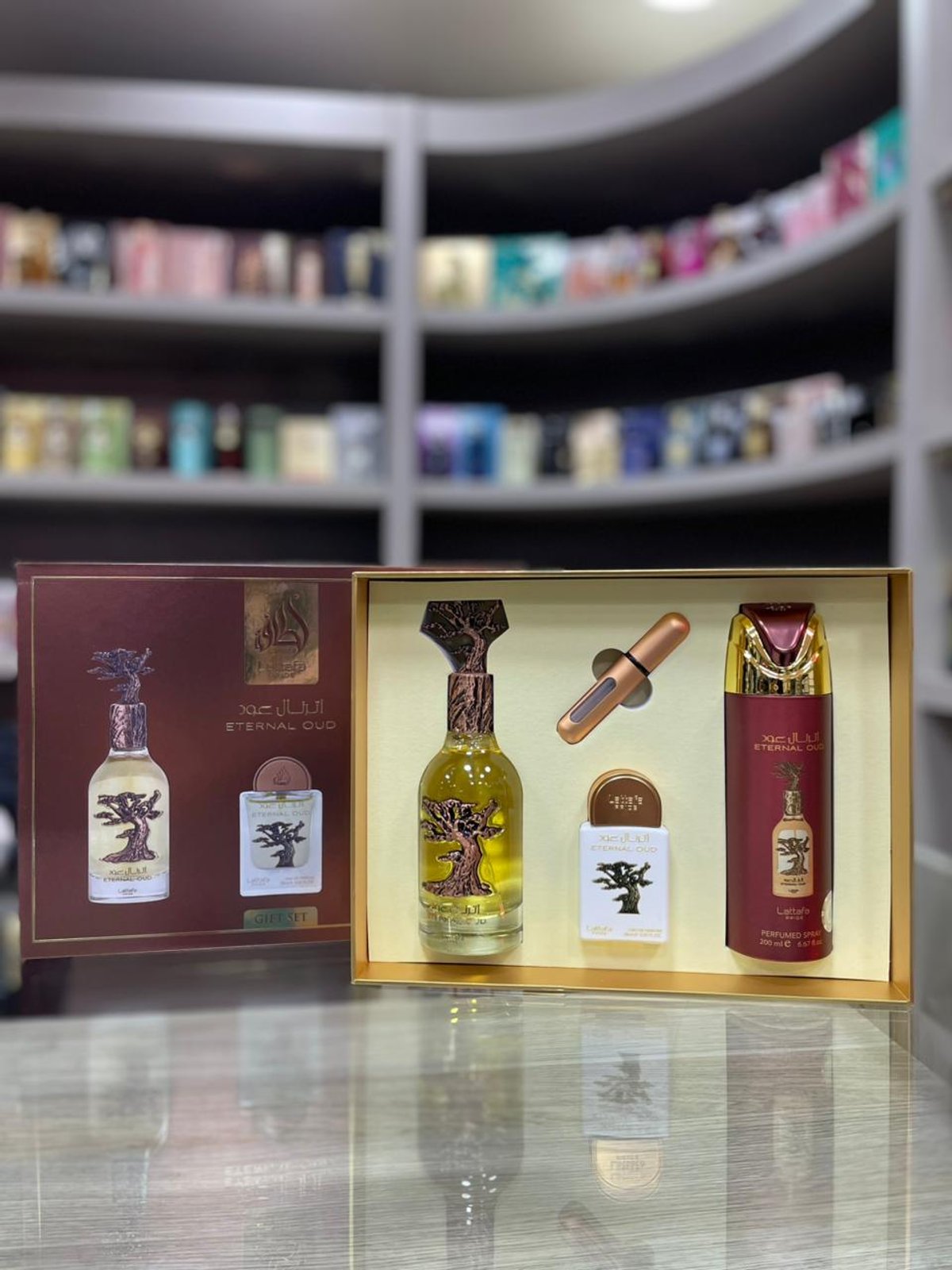 KIT LATTAFA GIFT SET ETERNAL OUD EDP 3 EN 1