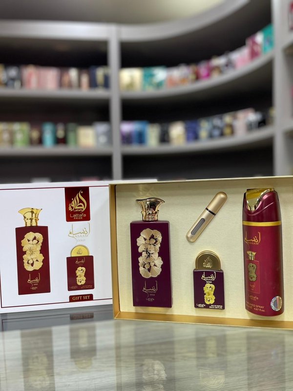 KIT LATTAFA GIFT SET ANSAAM GOLD EDP 3 EN 1