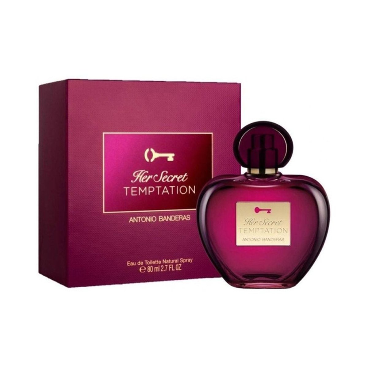 ANTONIO BANDERAS HER SECRET TEMPTATION EDT 80ML FEM