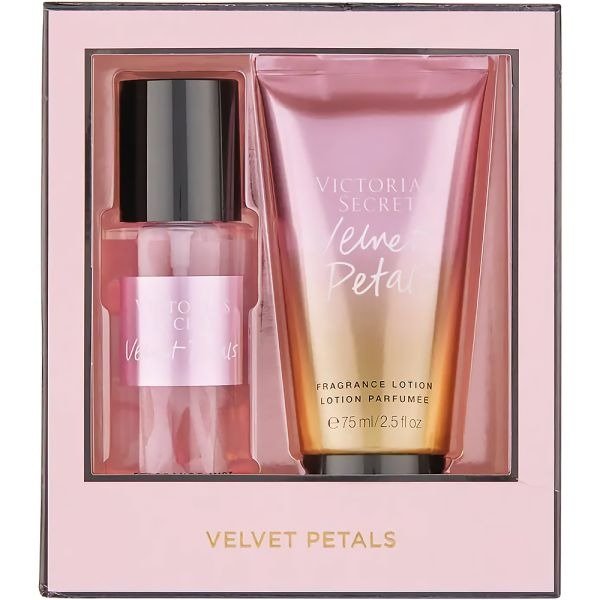VICTORIA'S SECRET VELVET PETALS 75ML LOTION+75ML MIST