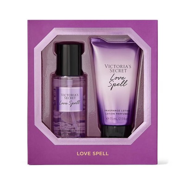VICTORIA'S SECRET LOVE SPELL 75ML LOTION+75ML MIST