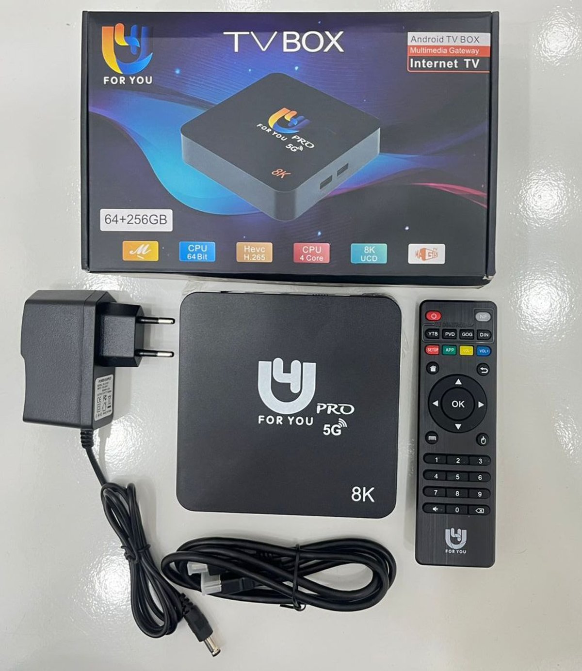 TV BOX 8K UCD - CONFIGURADO