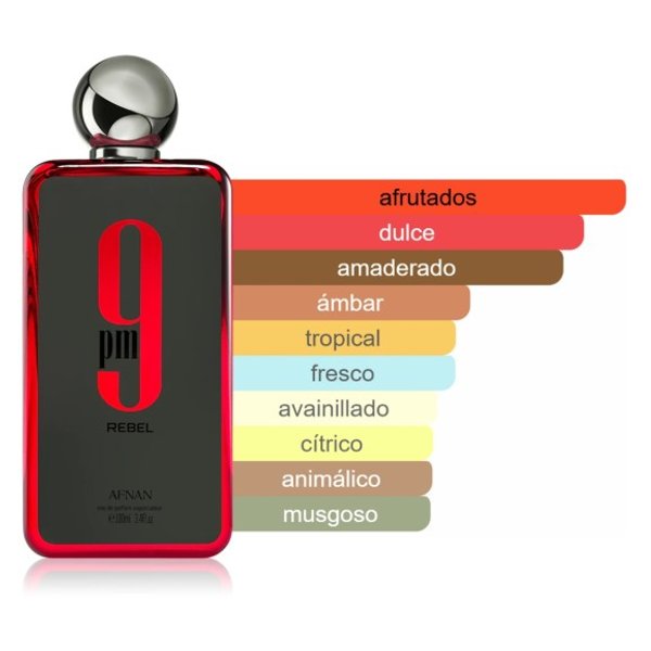 PERFUME UNISEX AFNAN 9PM REBEL EDP 100ML