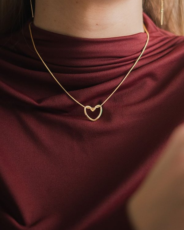 Collar dije corazon