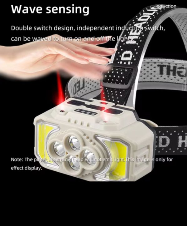 Faro Recargable LED COB MX-818 🔦⚡